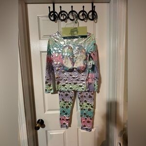 Colorful Heart Patterned Kids pajamas